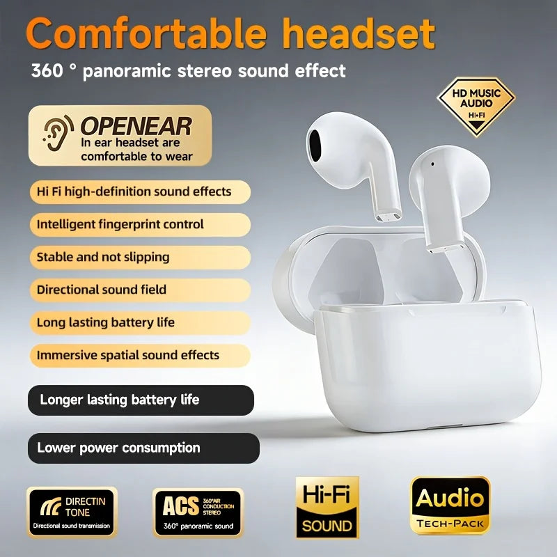 New True Wireless 5.3 In-Ear Couples Mini Headset HIFI Bass Stereo HD Calling Earphones for Android for Cellphone Earpieces