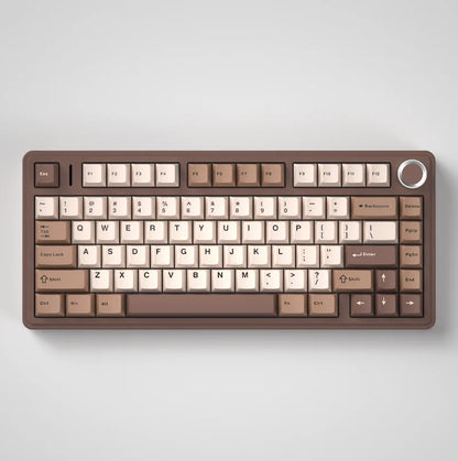 AULA F75 2.4G Wireless/Bluetooth/Wired Gaming Mechanical Keyboard RGB Customized 75% Layout OEM Profile Gasket Structure