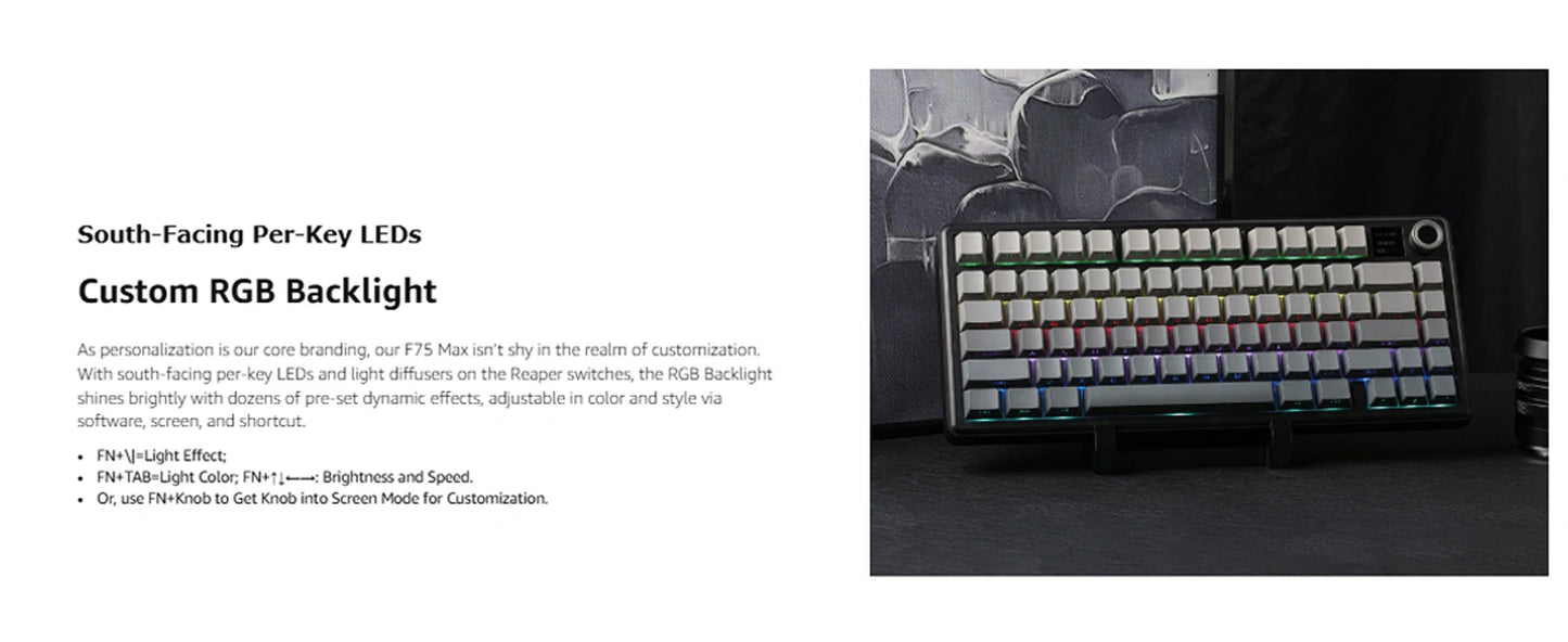 Aula F75 MAX Wireless Mechanical Keyboard