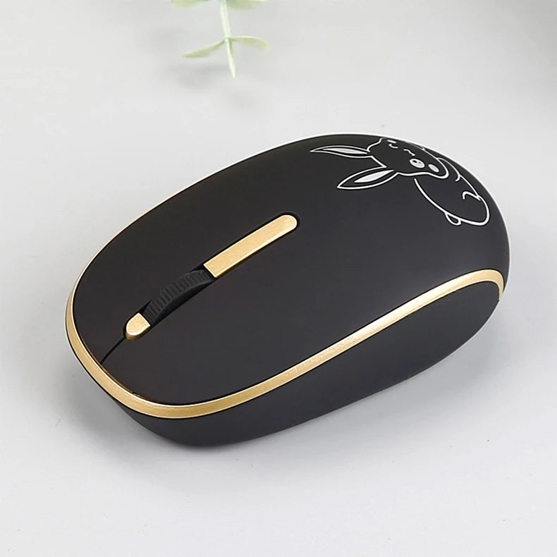 UTHAI DB33 wireless mute button mouse _2.4 wireless mute mouse business office gaming battery mouse