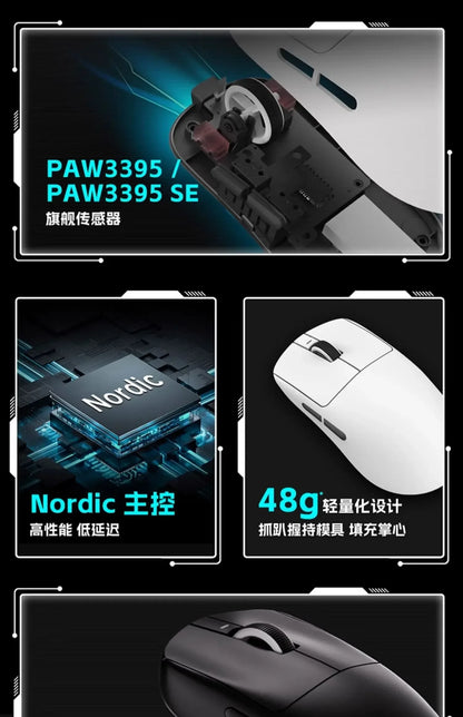 VXE Dragonfly R1 Pro Max Wireless Mouse Esports Gaming Mouse Paw3395 Ergonomics Lightweight Pc Accessories Vorlant Cs Gamer Gift