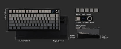Aula F75 MAX Wireless Mechanical Keyboard