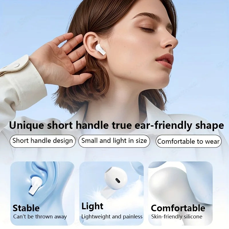 New True Wireless 5.3 In-Ear Couples Mini Headset HIFI Bass Stereo HD Calling Earphones for Android for Cellphone Earpieces