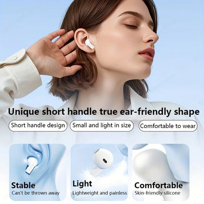 New True Wireless 5.3 In-Ear Couples Mini Headset HIFI Bass Stereo HD Calling Earphones for Android for Cellphone Earpieces