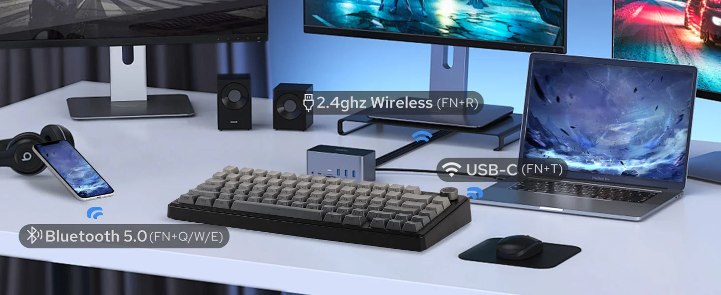 Aula F75 MAX Wireless Mechanical Keyboard
