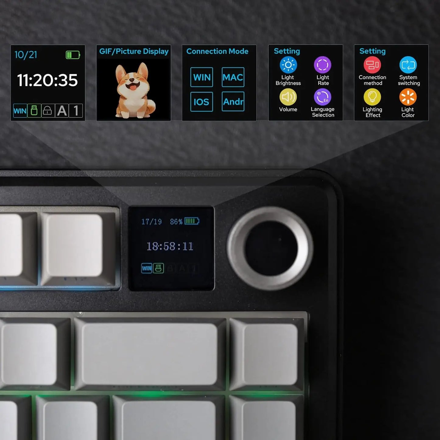 Aula F75 MAX Wireless Mechanical Keyboard