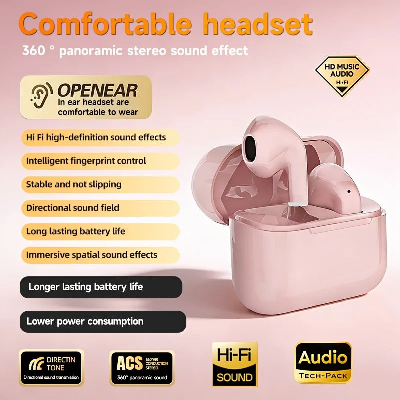 New True Wireless 5.3 In-Ear Couples Mini Headset HIFI Bass Stereo HD Calling Earphones for Android for Cellphone Earpieces
