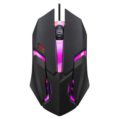 Latest high-quality ergonomic gaming mouse, suitable for desktop and laptop computers, 4-button USB RGB backlit mouse