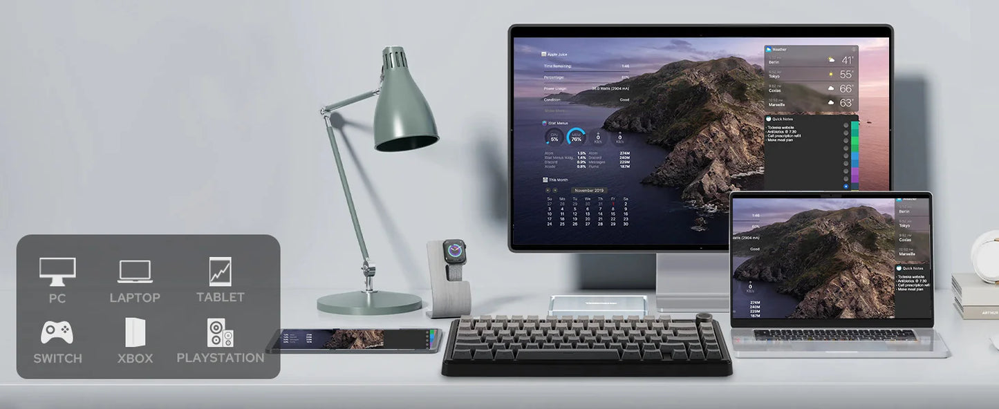 Aula F75 MAX Wireless Mechanical Keyboard
