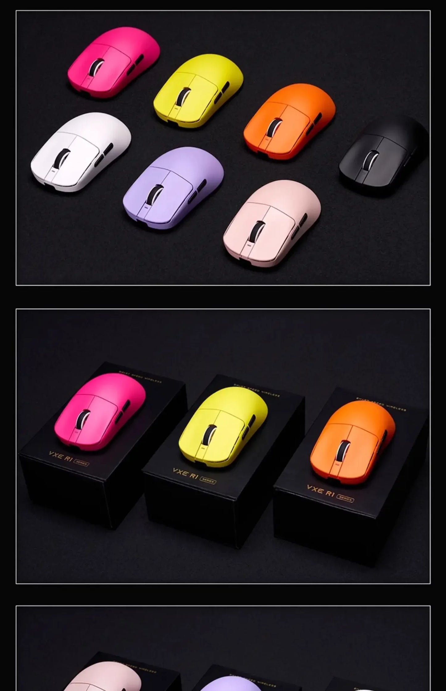 VXE Dragonfly R1 Pro Max Wireless Mouse Esports Gaming Mouse Paw3395 Ergonomics Lightweight Pc Accessories Vorlant Cs Gamer Gift