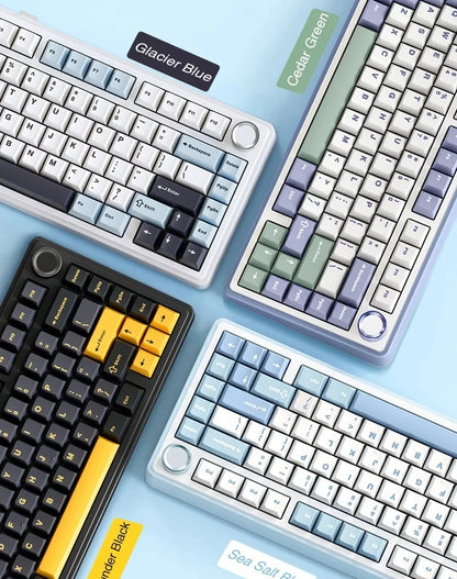 AULA Mechanical Keyboard F75 2.4GWireless/Bluetooth/Wired Gaming Mechanical Keyboard Can Freely Switch Between Game/Office Modes
